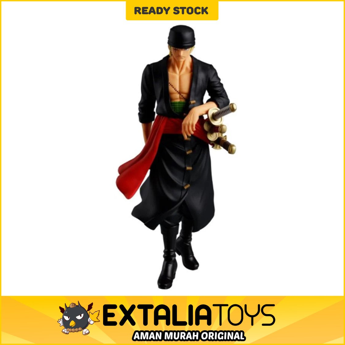 BANPRESTO FIGURE THE SHUKKO SPECIAL RORONOA ZORO - ONE PIECE BANPRESTO FIGURE THE SHUKKO SPECIAL RORONOA ZORO - ONE PIECE